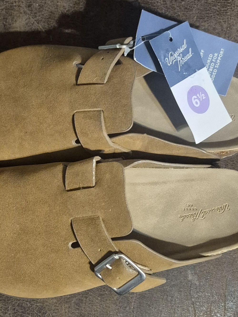 Universal Thread Tan Slide Mules/Clogs - Picture 5 of 5